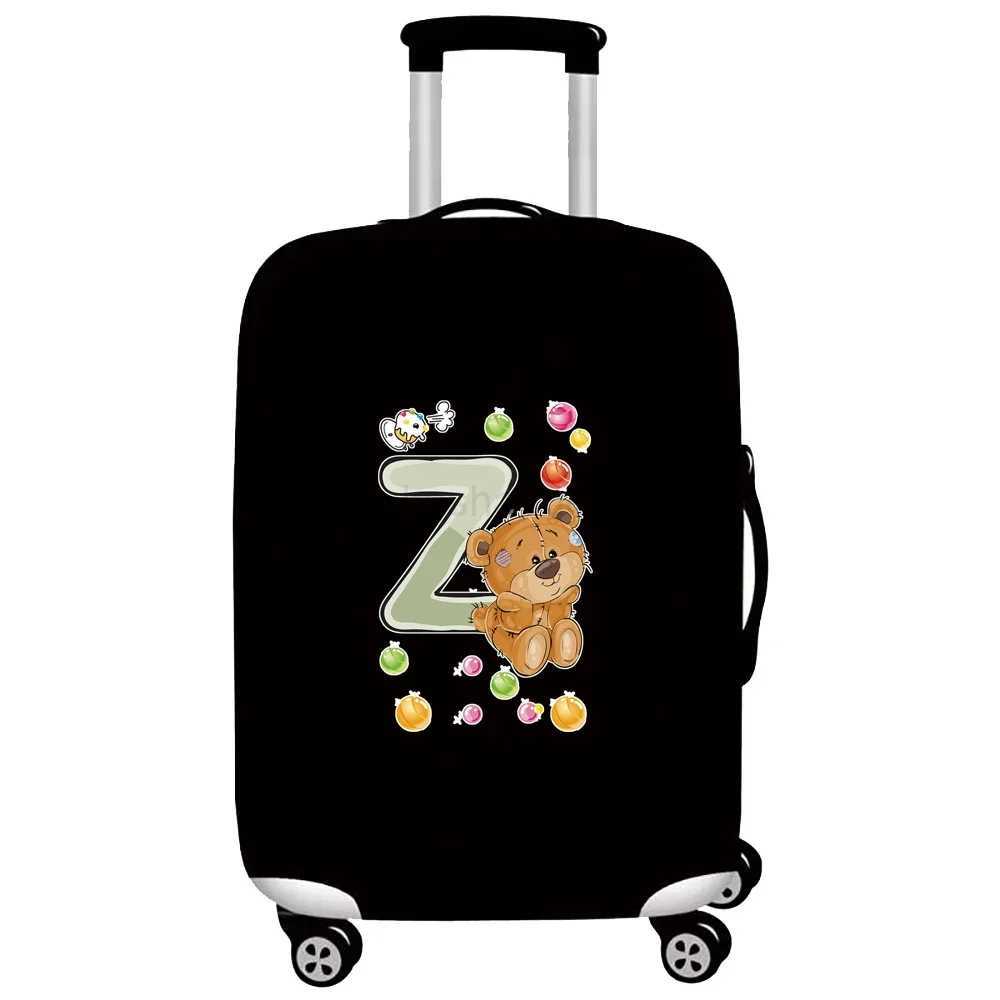 Luggage Cover Stretch Fabric Suitcase Protector Baggage Dust Case Cover Suitable 18-32 Inch SuitcaseTravel Organizer Bear SeriesXJ240723