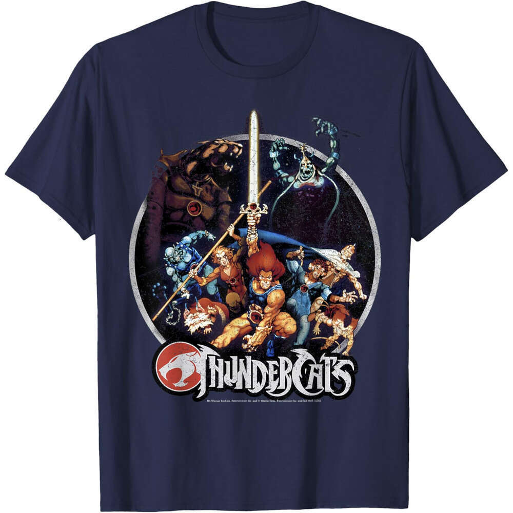 Mens T shirt Womens Tee tshirt ThunderCats Group Shot Vintage Circle T-Shirt shirts for men short summer clothes Free shipping