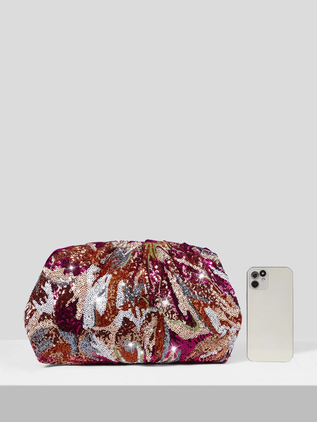 Exquisite Women Rose Evening Clutch Bag Random Pattern Evening Party Clutch Purses Messenger Bags 240722