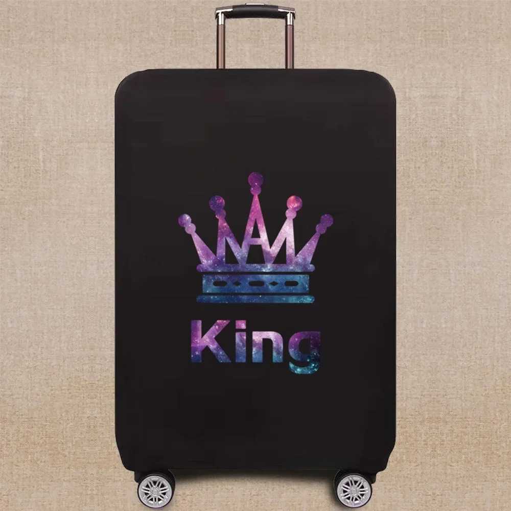 Luggage Protective Cover Suitcase Dust Luggage Protective Cover 18-32 Inch King Pattern Series Elastic Cover Travel AccessoriesXJ240723