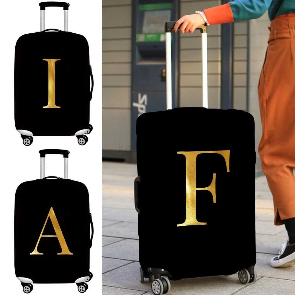 Luggage Cover Stretch Fabric Suitcase Protector Baggage Dust Cover Suitable 18-32 Inch SuitcaseTravel Organizer letter SeriesXJ240723
