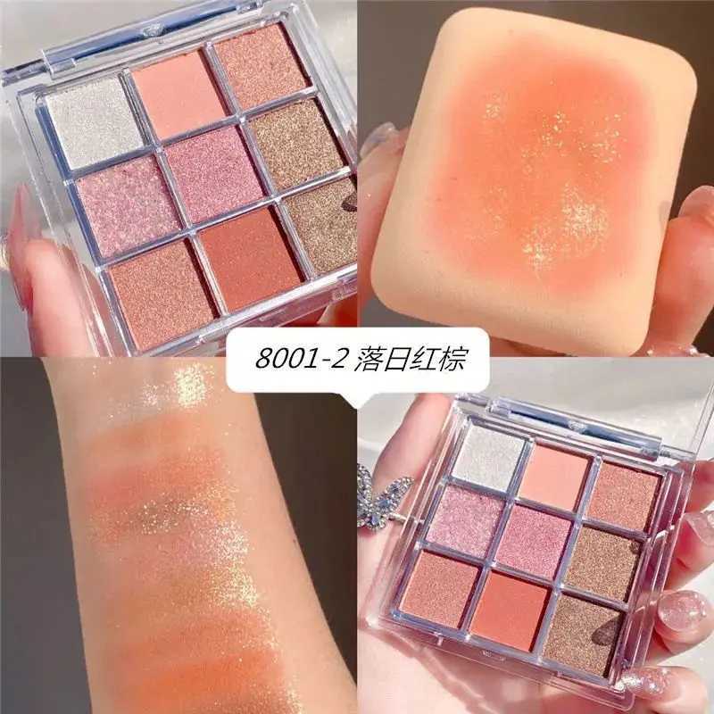 9 Color Charm Female eye shadow Palette Gothic Smoke Personality Matte eye shadow Pigment Makeup Cosmetics Best Girl Friend GiftW240730