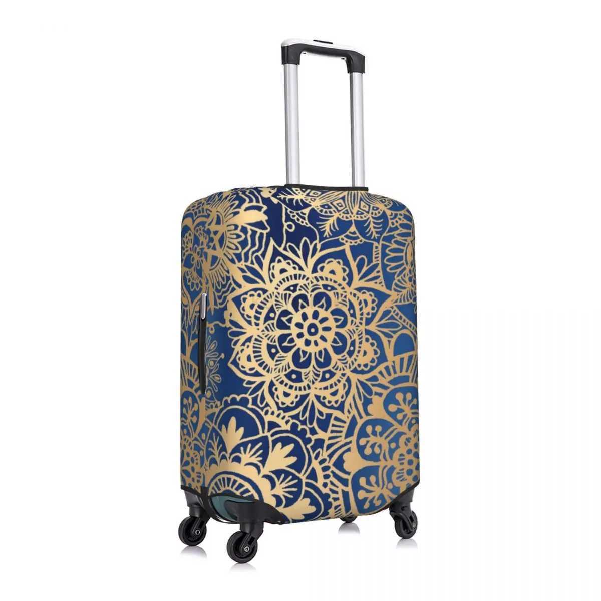 Mandala Suitcase Cover Floral Mystery Cruise Trip Flight Fun Luggage Supplies ProtectionXJ240723