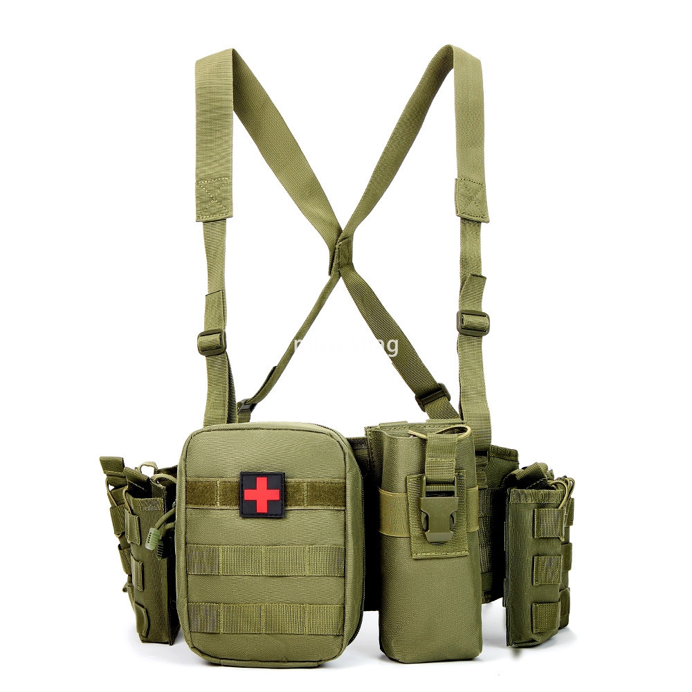 New shoulder belt tactical waist seal cross-border hot selling camouflage multi-functional carry molle belt manufacturers