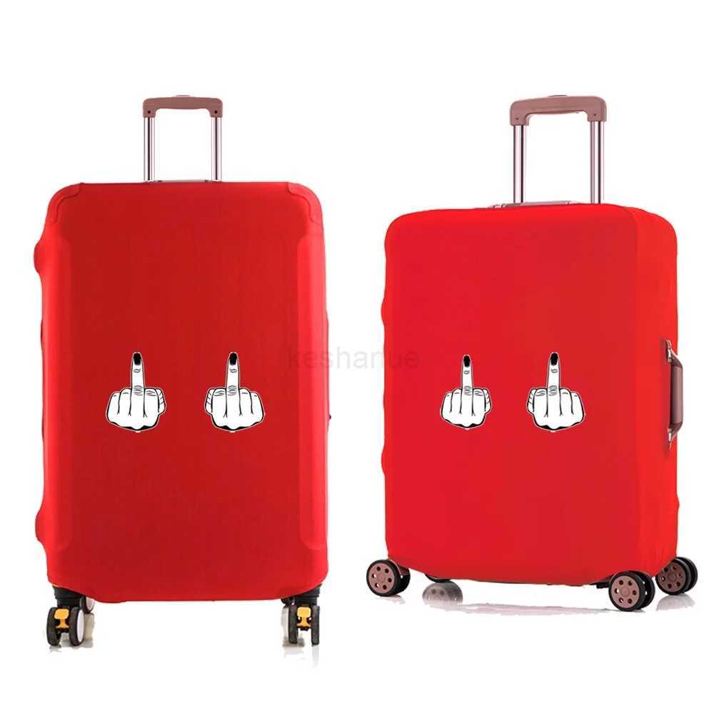 Travel Suitcase Protective Cover Chest Print Traveling Accessories Elastic Protector Baggage Dust Bag for 18-32 Luggage CaseXJ240723