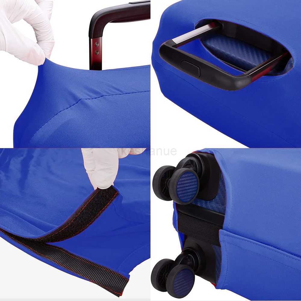 Suitcase Protective Cover Trolley Travel Suitcase Elastic Dustroof Cover Apply To 18-28 Inch Luggage Teeth Series PatternXJ240723