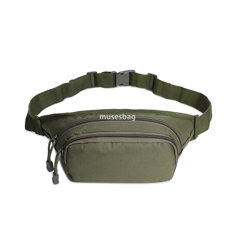 Outdoor tactical waist pack Small running bag Men's camo chest bag Sports riding bag Slingshot bag