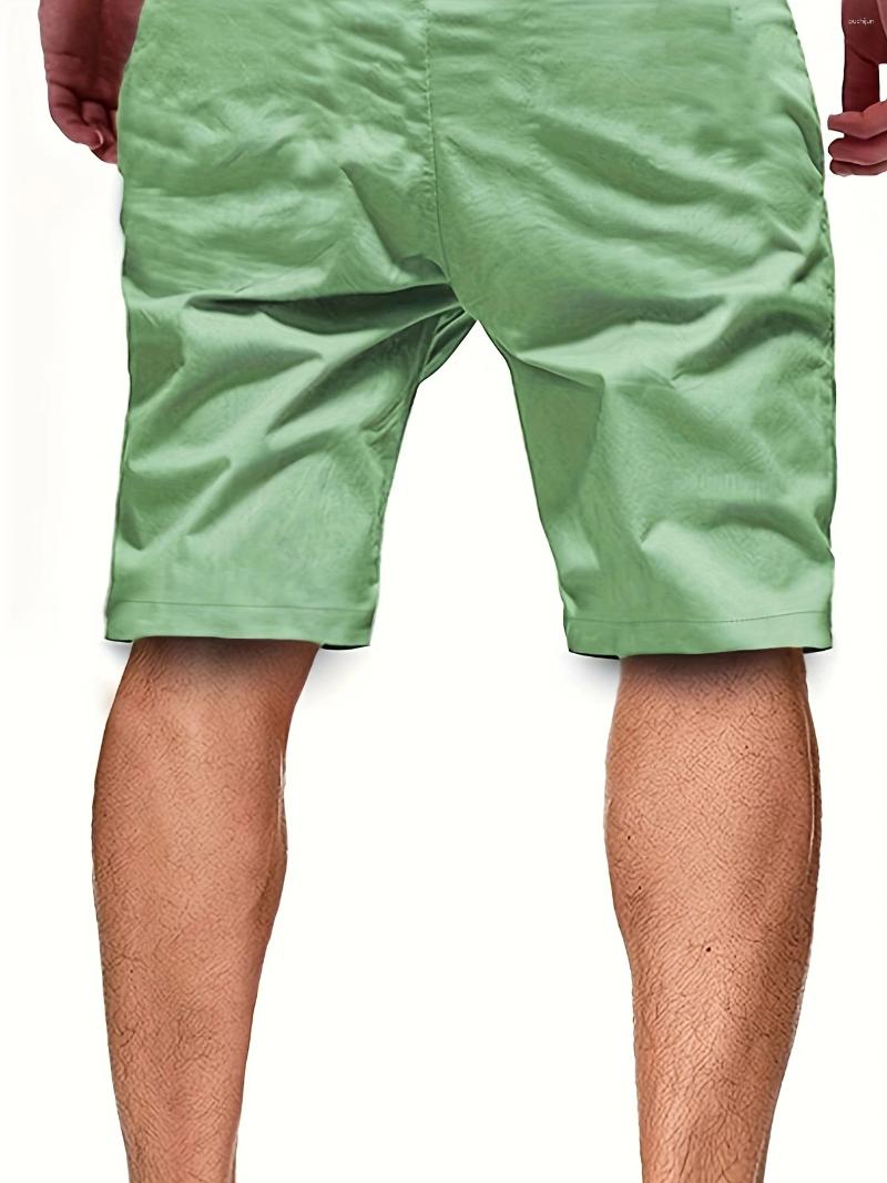Men's Shorts Casual Short Bermuda Fitness Jogging Vintage Elastic Waist Cargo