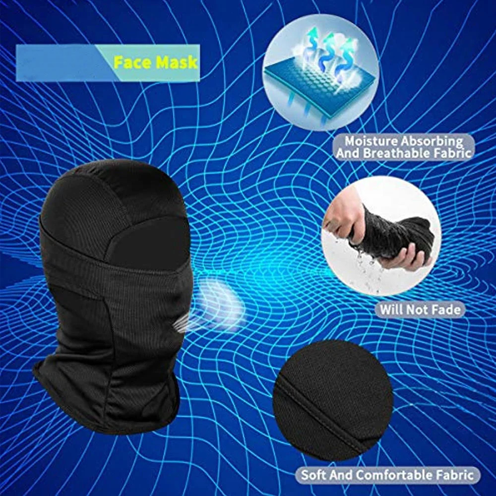 Balaclava Face Mask Ski Mask for Men Women Full Face Mask Hood Tactical Snow Motorcycle Running Cold Weather 240723