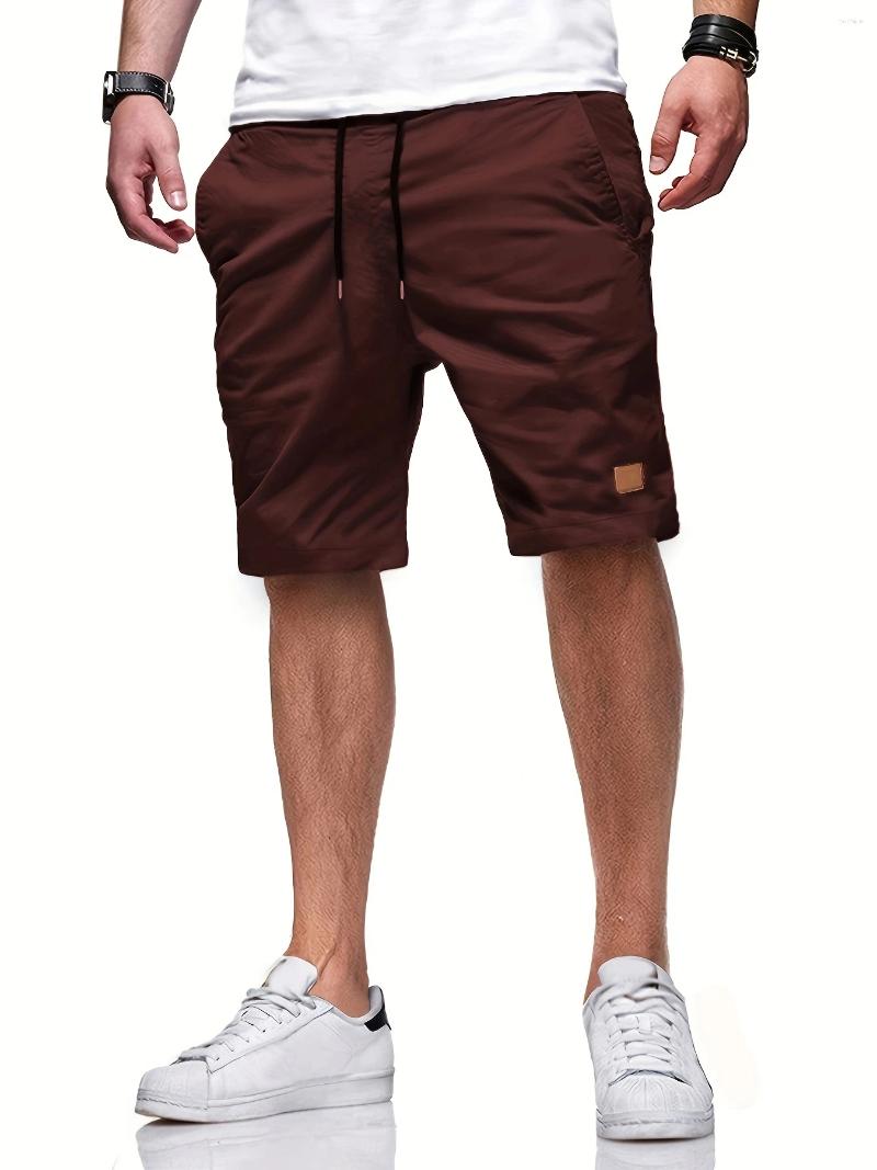 Men's Shorts Casual Short Bermuda Fitness Jogging Vintage Elastic Waist Cargo