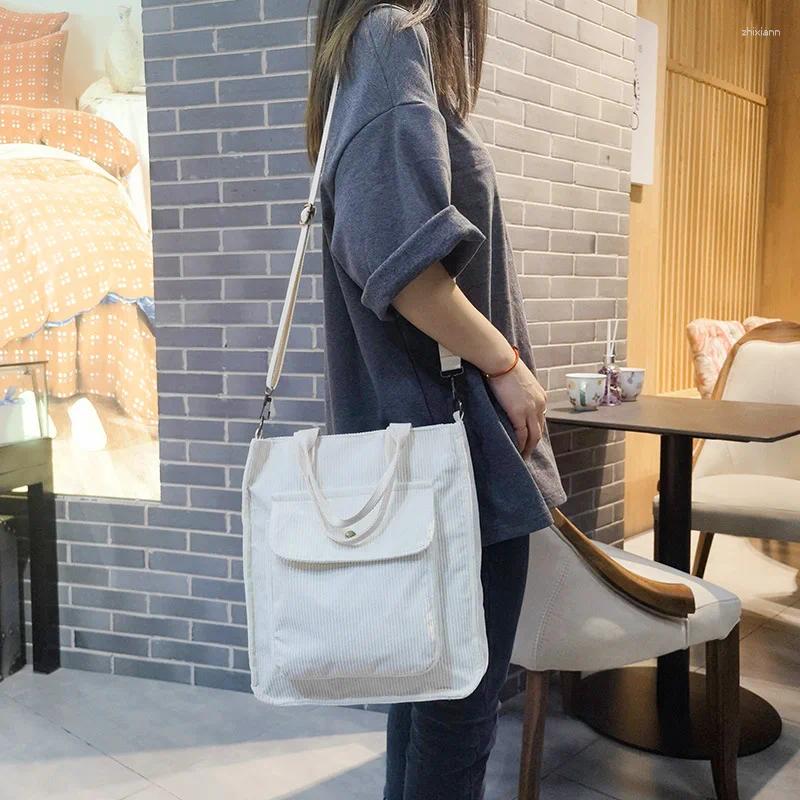 2025 NEW Shoulder Bags Corduroy Tas Voor Vrouwen Shopper Bag Designer Handtas Herfst En Winter Meisjes Student Boeas Vrouwelijke Canvas zhanyishengli