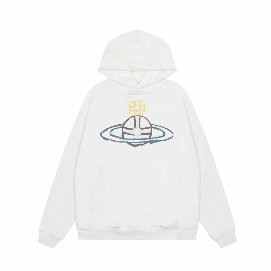 2025 AAA Hot Sales Vivienmes Hoodie Fashion Brand Women Designer Hoodie Sweater Long Sleeve Pullover Hoodie Womens Top Oversize Viviennen West Wood Hooded 574