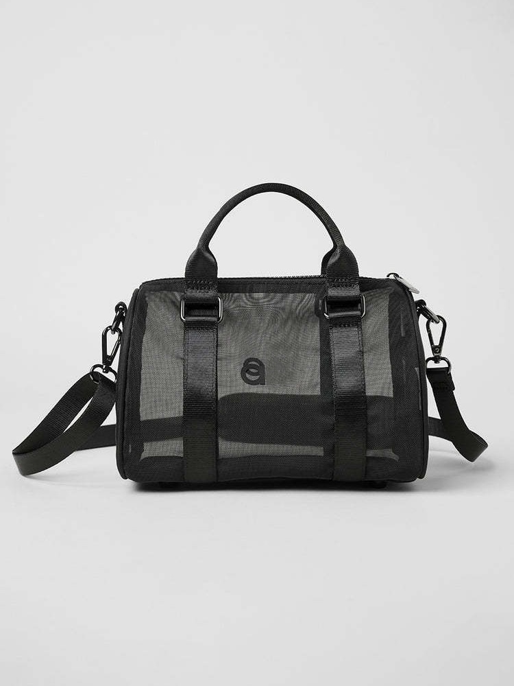 2025-- Mini Hollow-out Portable Net Bag Single Shoulder Bag Zipper Durable Bag