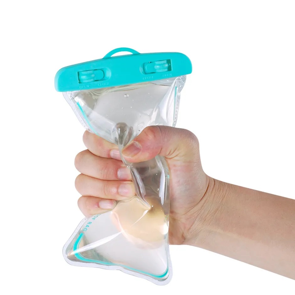IPX8 PVC Universal Swin Swimming Waterproof Bag Transparent Touch Screen For Below 7.2 inch Phone iPhone 16 15 Pro Max Samsung S24 S25 Xiaomi Redmi Ph