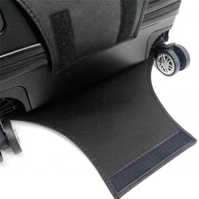 24/26/28/30inch Black Non-woven Luggage Cover Dustproof Trolley Suitcase Wear-resistant Anti-scratch Luggage Protector CoverXJ240723