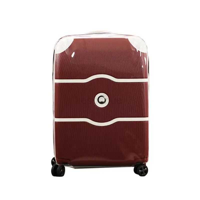 Transparent Cover for Delsey Chatelet Air Suitcase Protector with Zipper Luggage Case Customized Not Include SuitcaseXJ240723