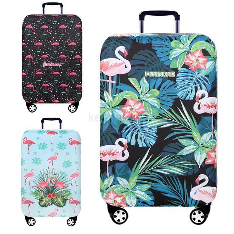 Luggage Cover Protector Dustproof Trolley Case Flamingo Cartoon Animal Travel Accessories Suitcase Cover Elastic ProtectiveXJ240723