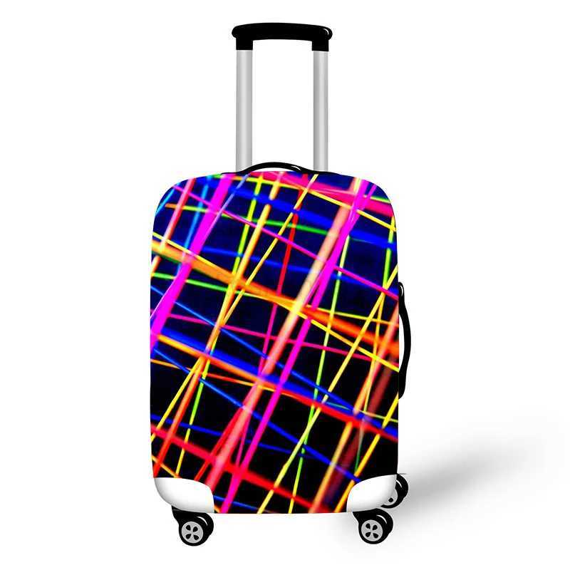 Colorful Graffiti Thicken Luggage Cover Elastic Baggage Cover Suitable 19 To 32 Inch Suitcase Case Dust Cover Travel AccessoriesXJ240723