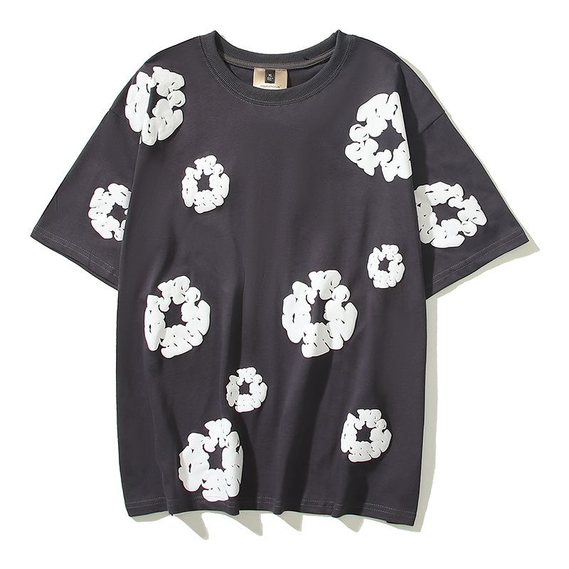 (True to size) Designer Men's Women's Shirt Bubble Cotton Wreath Shirts Pants Shorts Street Casual tee Summer T shirt Hip Hop T-sh