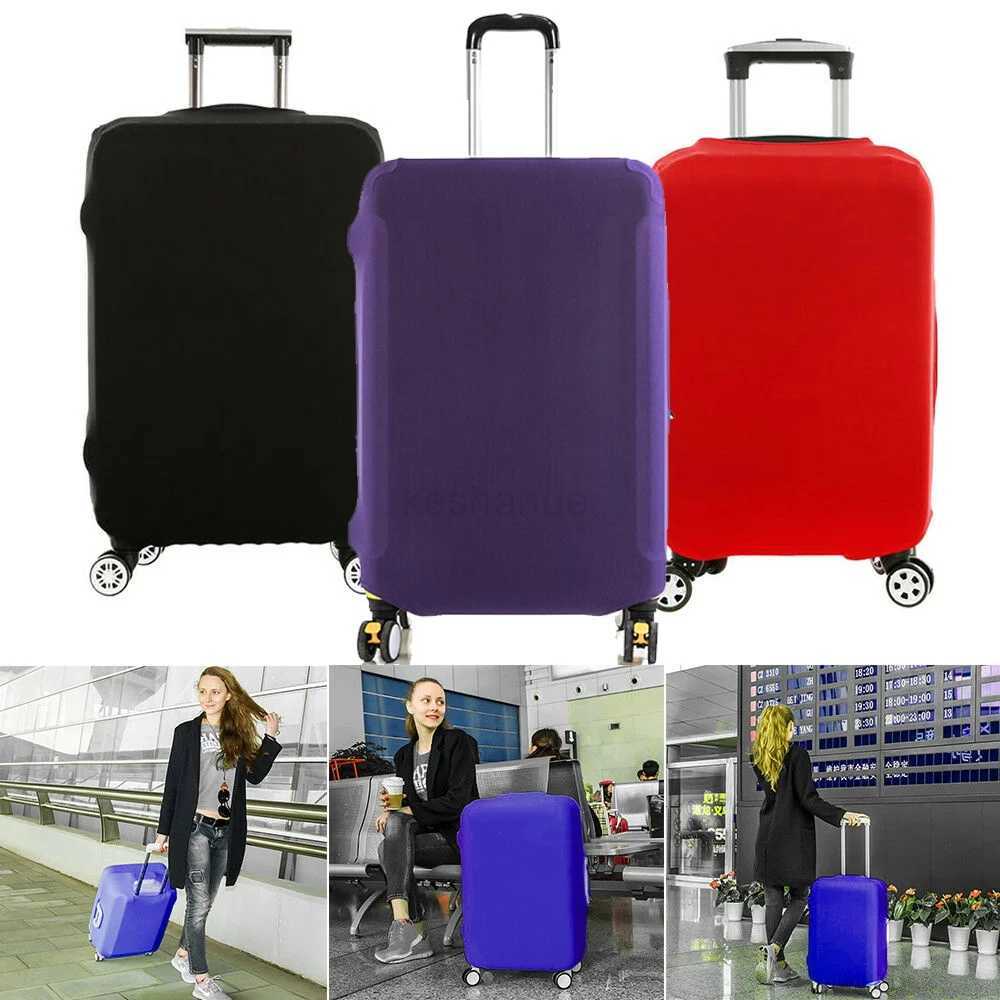 Luggage Cover Suitcase Protector Enjoy Return Letter Thicker Elastic Dust Covered for 18-32 Inch Trolley Case Travel AccessoriesXJ240723