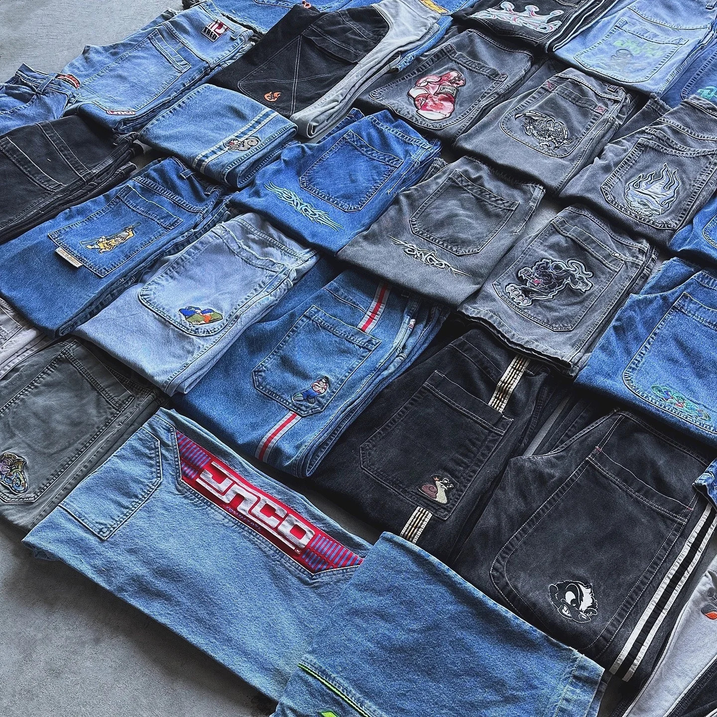Y2k Baggy Jeans Men Harajuku Selling Jnco Printed Vintage Skateboard Pants Streetwear Goth Women Casual Wide Leg 240722
