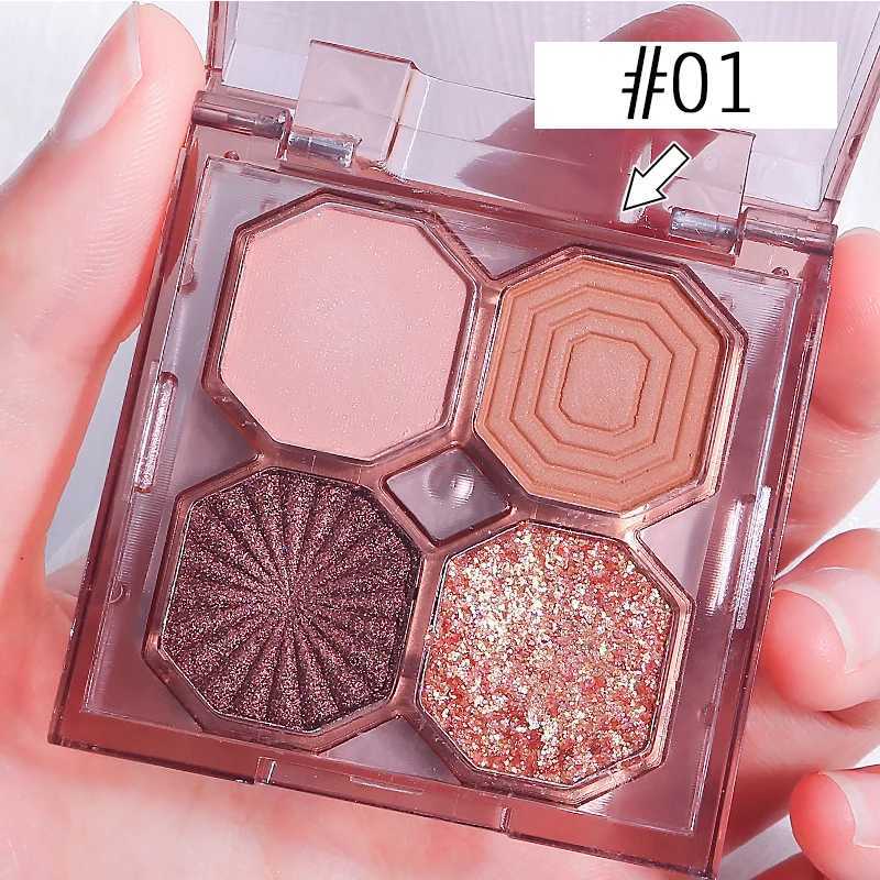 Mini eye shadow Palette Shining Korean eye shadow Panel Rare Beauty Girl Original Cheap Makeup Female Matte Naked ShadowW240730