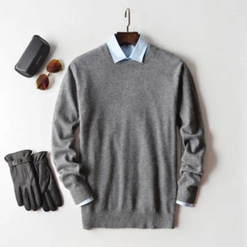 Men's Sweaters Men Cashmere Sweater Autumn Winter Soft Warm Jumper Robe Hombre Pull Homme Hiver Pullover V-Neck O-Neck Knitted