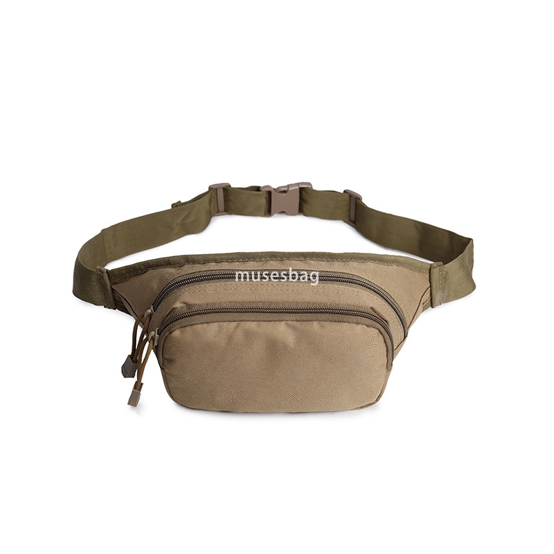Outdoor tactical waist pack Small running bag Men's camo chest bag Sports riding bag Slingshot bag