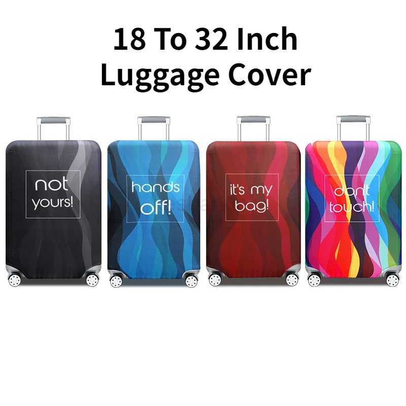 18 To 32 Inch Luggage Cover Dustpoof Wear-resistant Thick Elastic Trip Suitcase Protective Cover Trolley Travel AccessoriesXJ240723