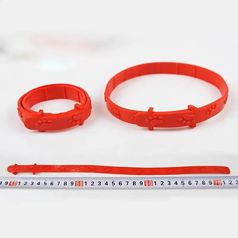 1/2/3pcs Pet Dog Cat Collars Anti Flea Tick Collar Anti-parasitic Necklace Outdoor Adjustable Pets In Vitro Deworming Collar Pet 240722