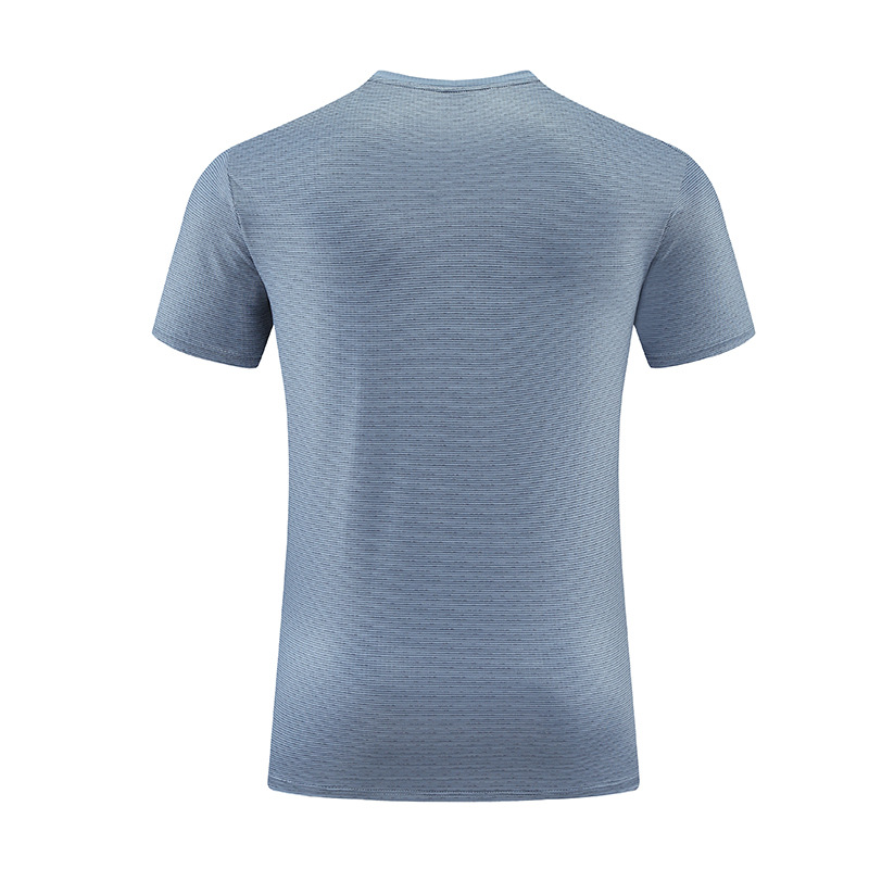 A466 New T-Shirt Men Anti-Cursor Sports Running Training Quick-Drying Clothes Ice Silk Breathable Short Sleeve Shirts