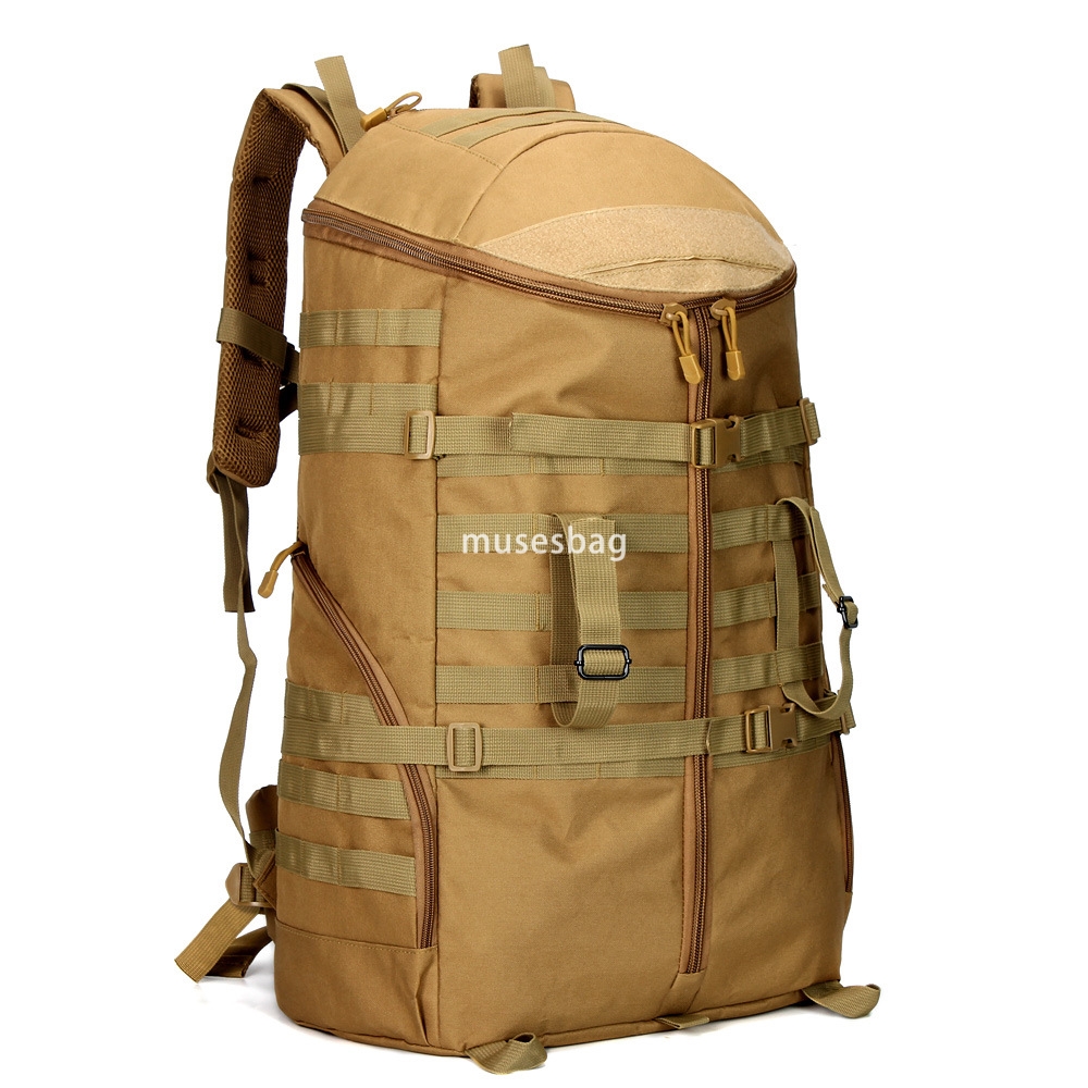 Large capacity backpack army camouflage backpack special combat multi-functional outdoor sports travel tactical backpack