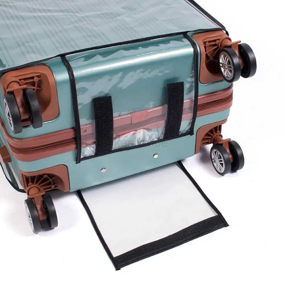 PVC Transparent Luggage Cover Waterproof Luggage Storage Covers Travel Dustproof Protector Suitcase Covers Travel AccessoriesXJ240723