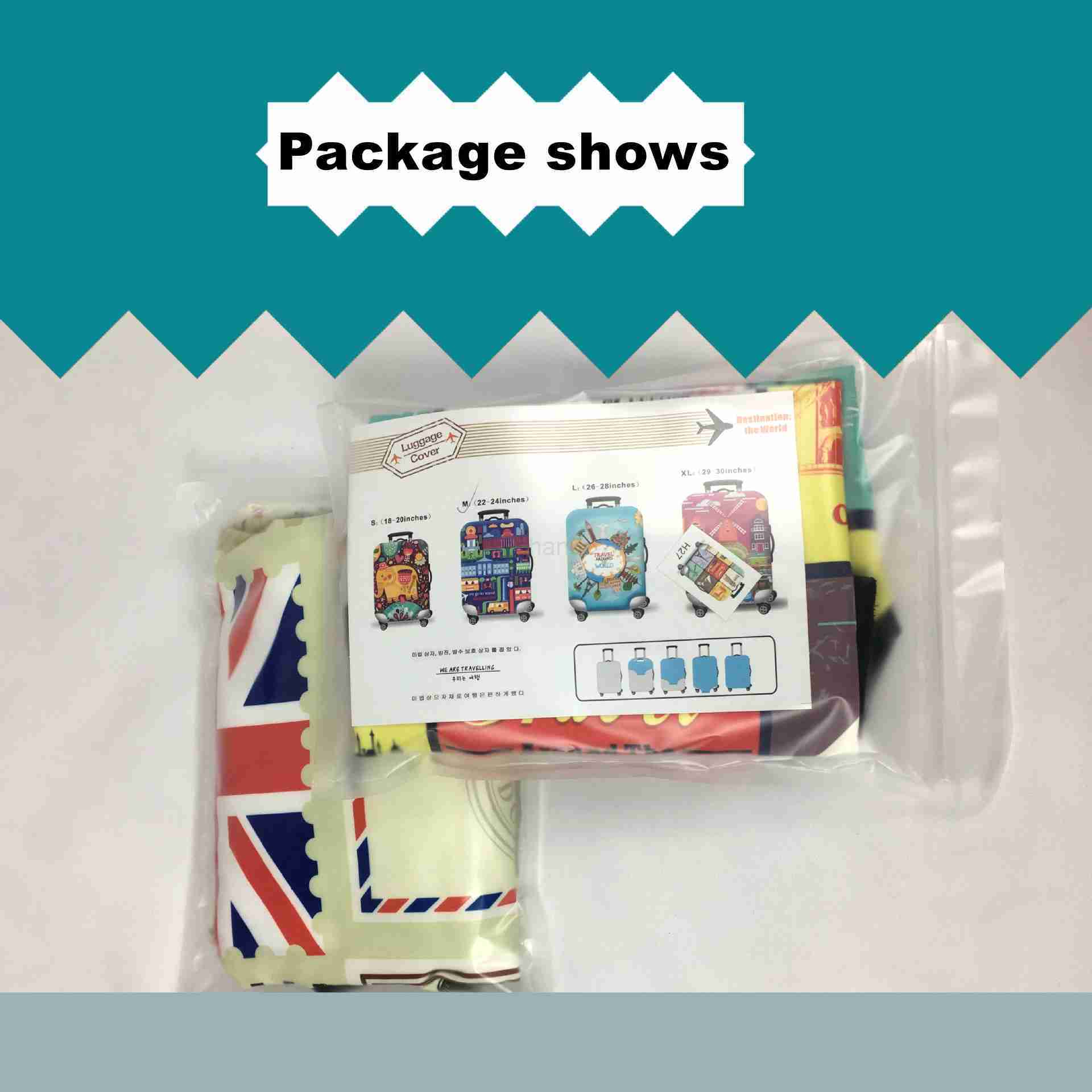 Thick Elastic Universe Luggage Protective Cover Zipper Suit For 18-32 inch Bag Suitcase Covers Trolley Cover Travel AccessoriesXJ240723