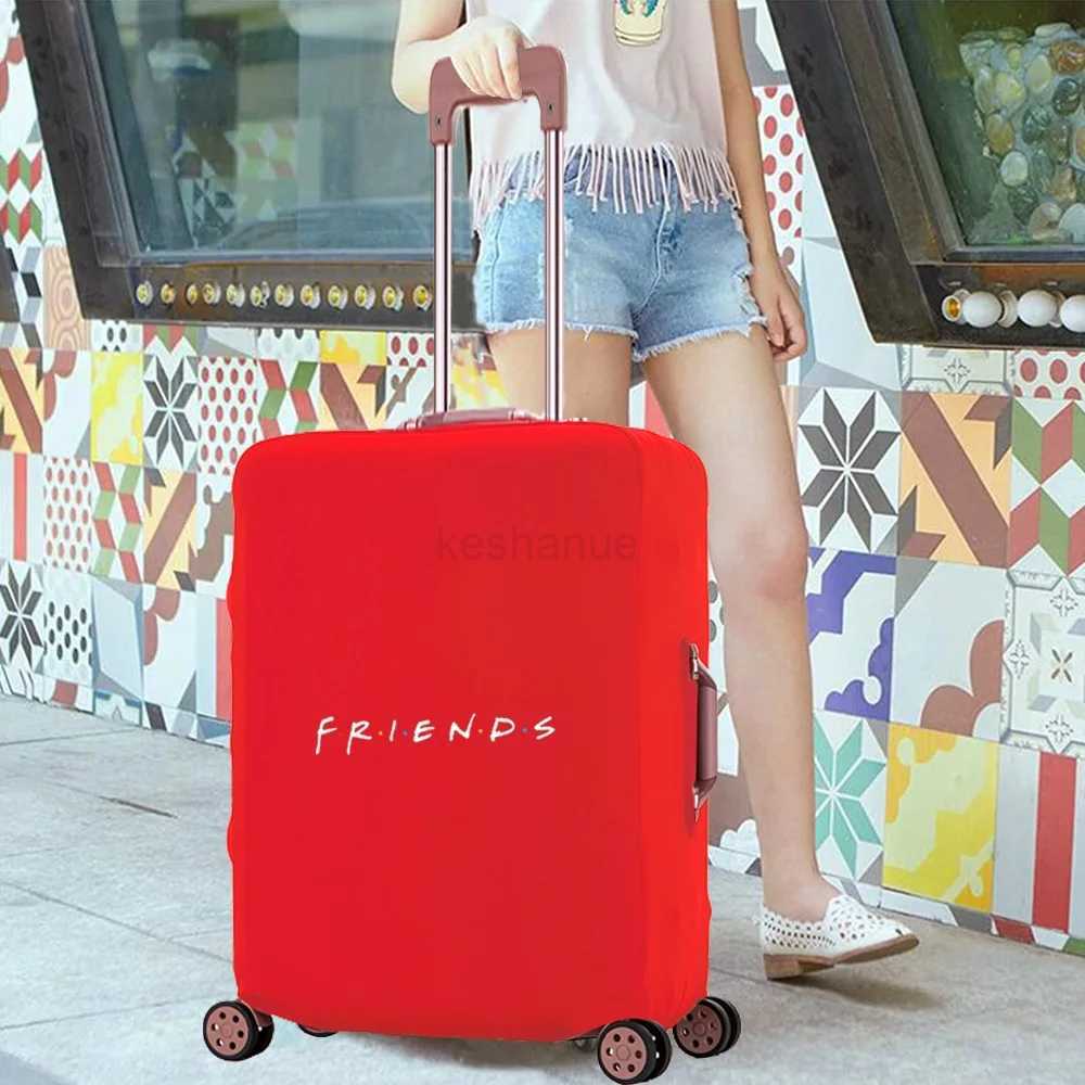 Luggage Case Dust-proof Thicken Travel Accessory Cover Friends Print Trolley Protective Cases Apply To18-28 Inch Suitcase CoversXJ240723
