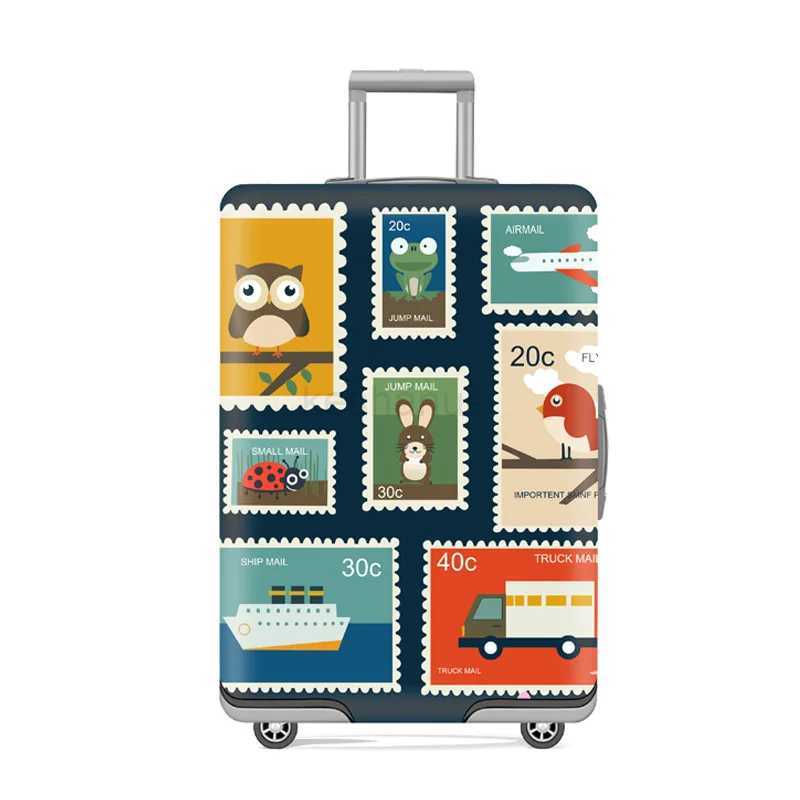 Luggage Cover Elastic Travel Trolley Suitcase Protective Baggage Cover Cartoon Suitcase Cover Child Cartoon Travel AccessoriesXJ240723