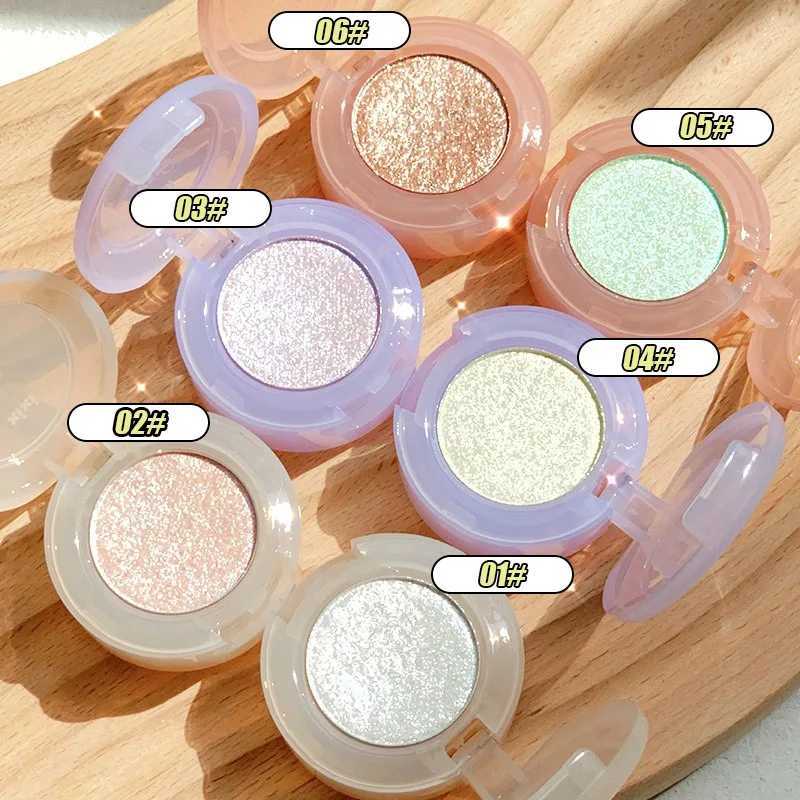 Diamond eye shadow palette gorgeous shiny eye shadow gloss shiny highlights shadow shimmer cowboy grass weaving girl eye makeupW240730