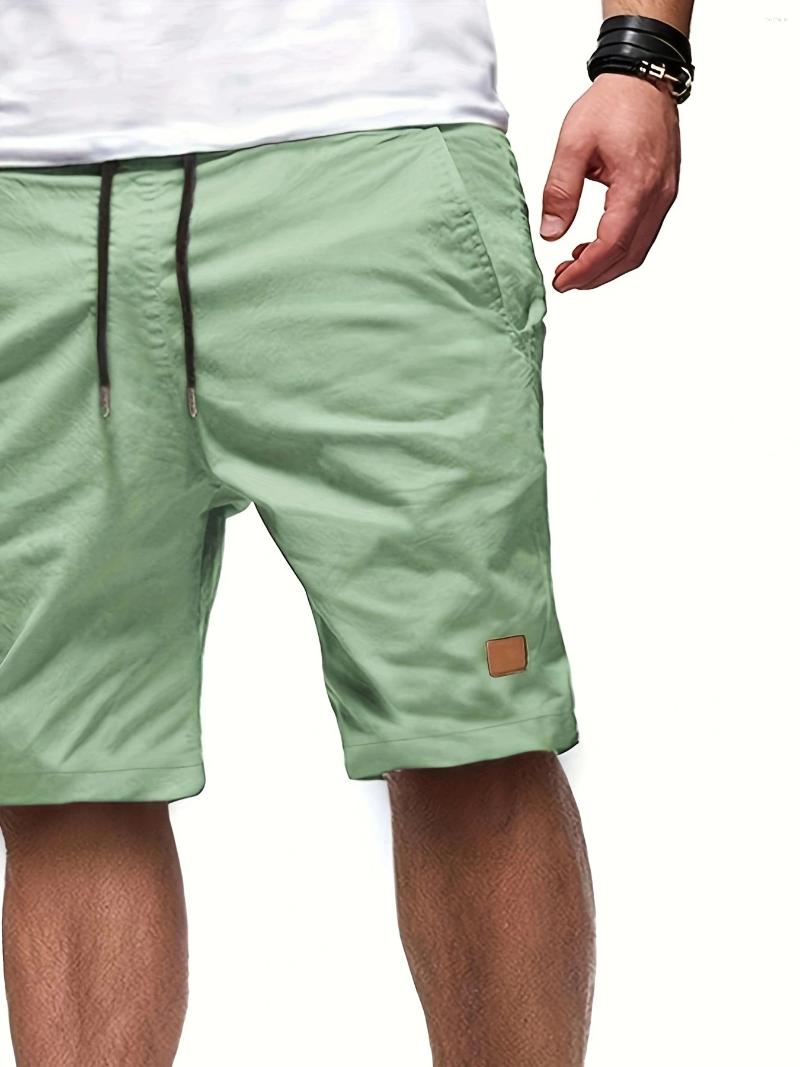Men's Shorts Casual Short Bermuda Fitness Jogging Vintage Elastic Waist Cargo