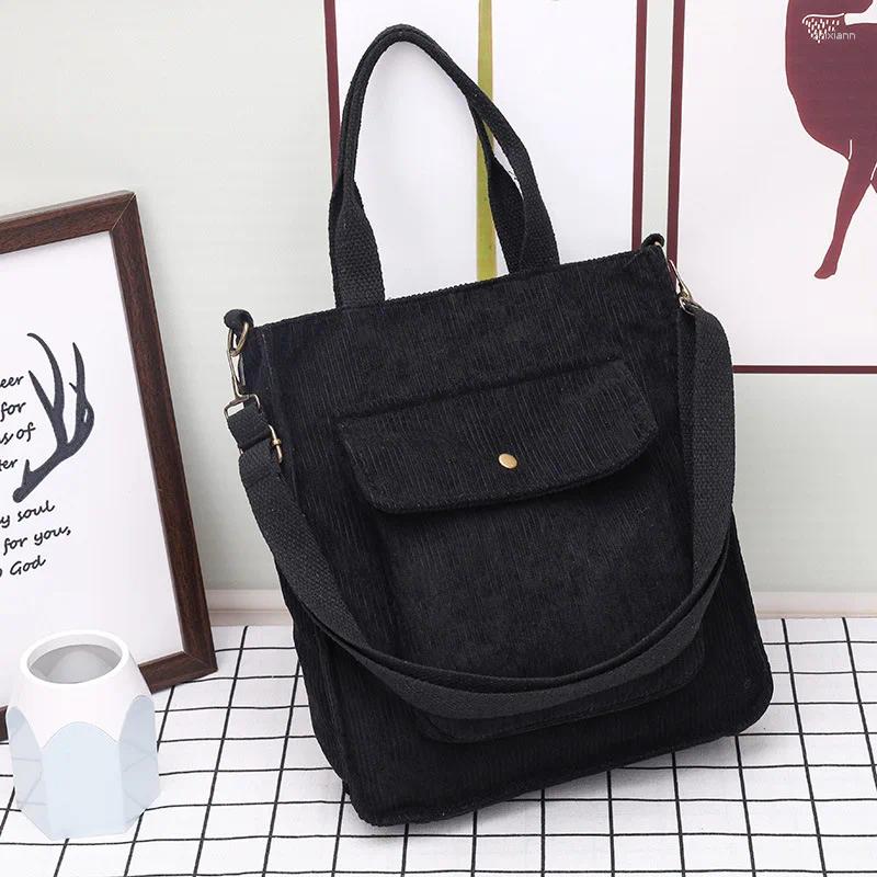 2025 NEW Shoulder Bags Corduroy Tas Voor Vrouwen Shopper Bag Designer Handtas Herfst En Winter Meisjes Student Boeas Vrouwelijke Canvas zhanyishengli