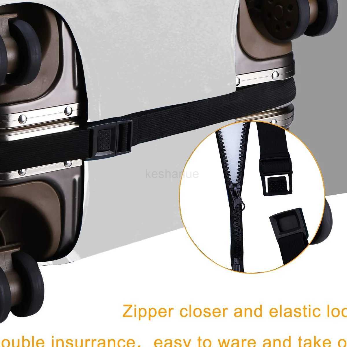 Stretch Travel Luggage Cover for Girls Women Men Suitcase Protector Spandex Cover for 18 -32 inch Travel Carry On Suit CaseXJ240723