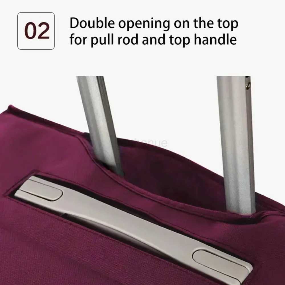Luggage Cover Dustproof Trolley SuitCase Wear-resistant Rolling Anti-scratch Luggage Protector Cover 20-30Inch Non-woven FabricXJ240723