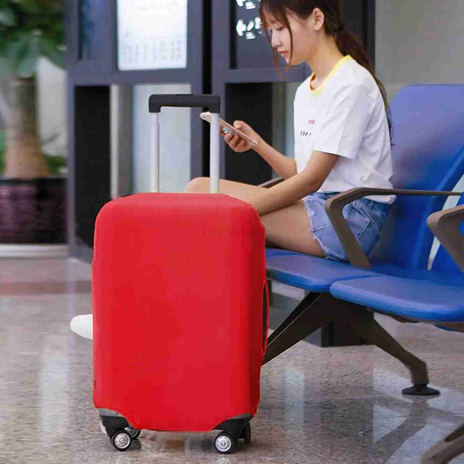 Elastic Travel Luggage Protective Cover for 18-32 Inch Suitcase Dust Bags Fashion Color Traveler Accessories Duffle Protect CaseXJ240723