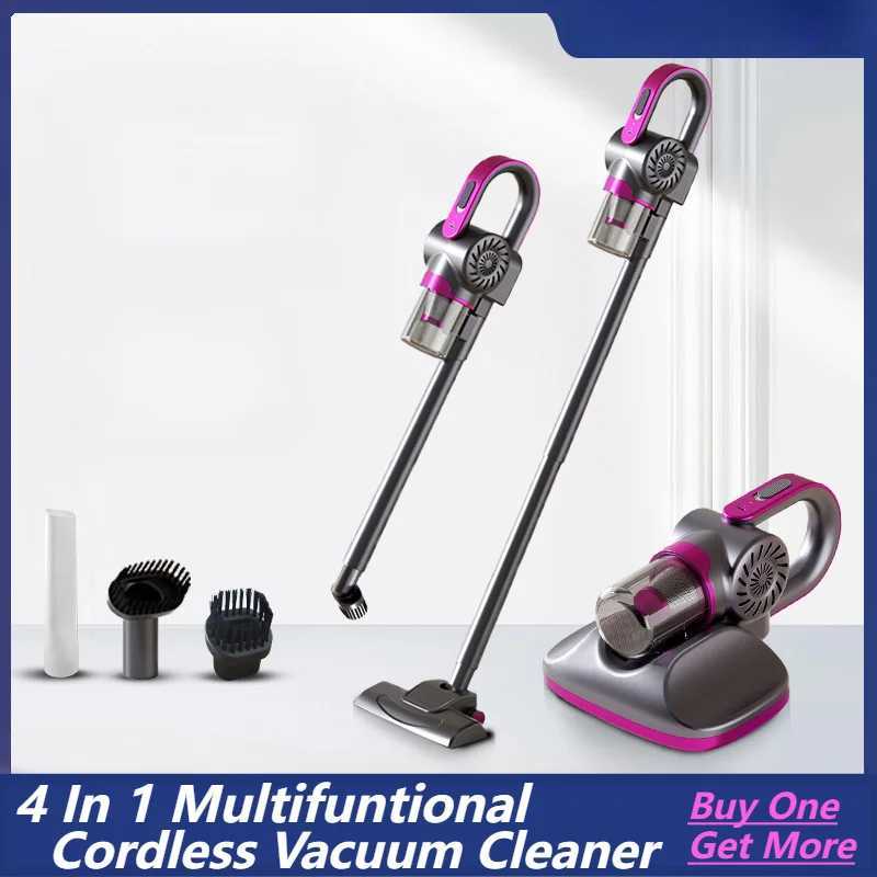 Vacuum Cleaners 19000Pa 4in1 Multifunction Cordless Vacuum Cleaner Portable Handheld Rechargeable Powerful Carpet Mattress Vacuum Cleaner z240722