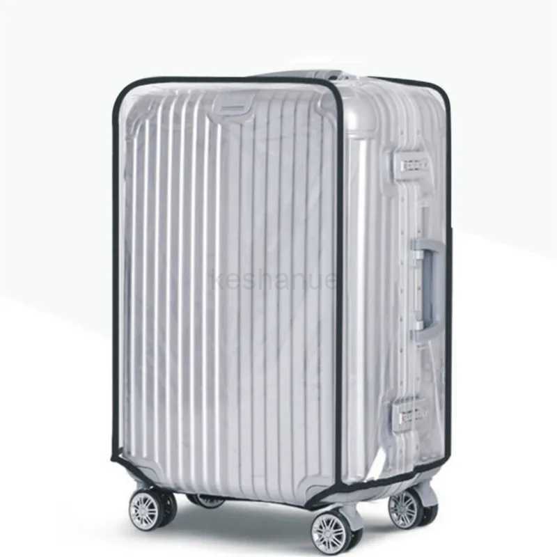 Transparent PVC Luggage Cover Waterproof Trolley Suitcase Dust Cover Dustproof Travel Accessories Travel OrganizerXJ240723