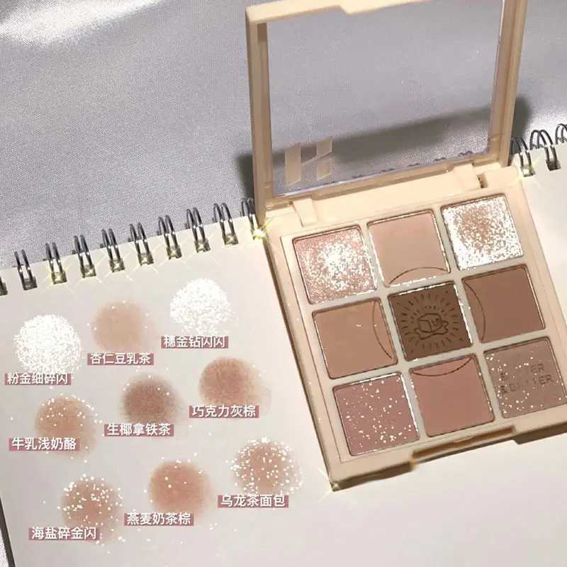 Eye shadow palette travel size durable neutral eye shadow makeup tray color pigment eye makeup cosmeticsW240730