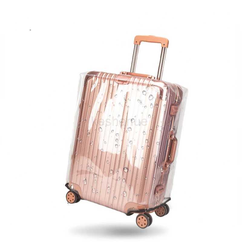 Transparent PVC Luggage Protective Cover Waterproof Suitcase Cover Travel Trolley Case Non-slip/Anti-fall/Scratchproof/DustproofXJ240723