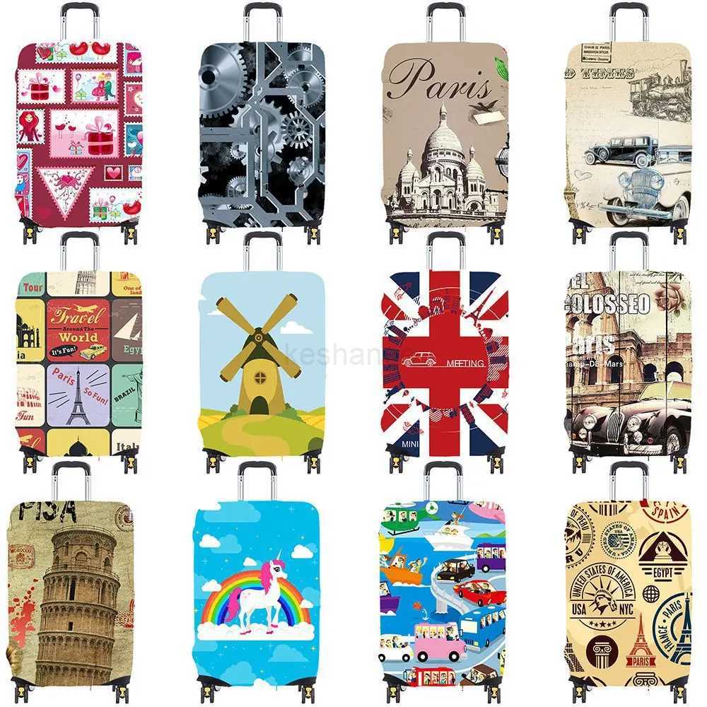 Thicken Luggage Cover Elastic Baggage Protective Cover Suitable for 18 to 32 inch Suitcase Case Dustproof Travel AccessoriesXJ240723