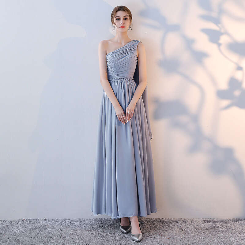 New Bridesmaid Pleated Or Length Country Beach Wedding Guest Dresses Cheap Long Prom For Formal Dress 0219