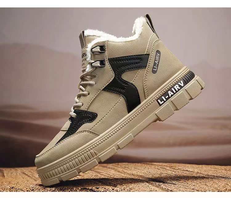 S Ddmysports Men Winter Leather Lightweight Casual Martin Boots Outdoor Shoes hoes