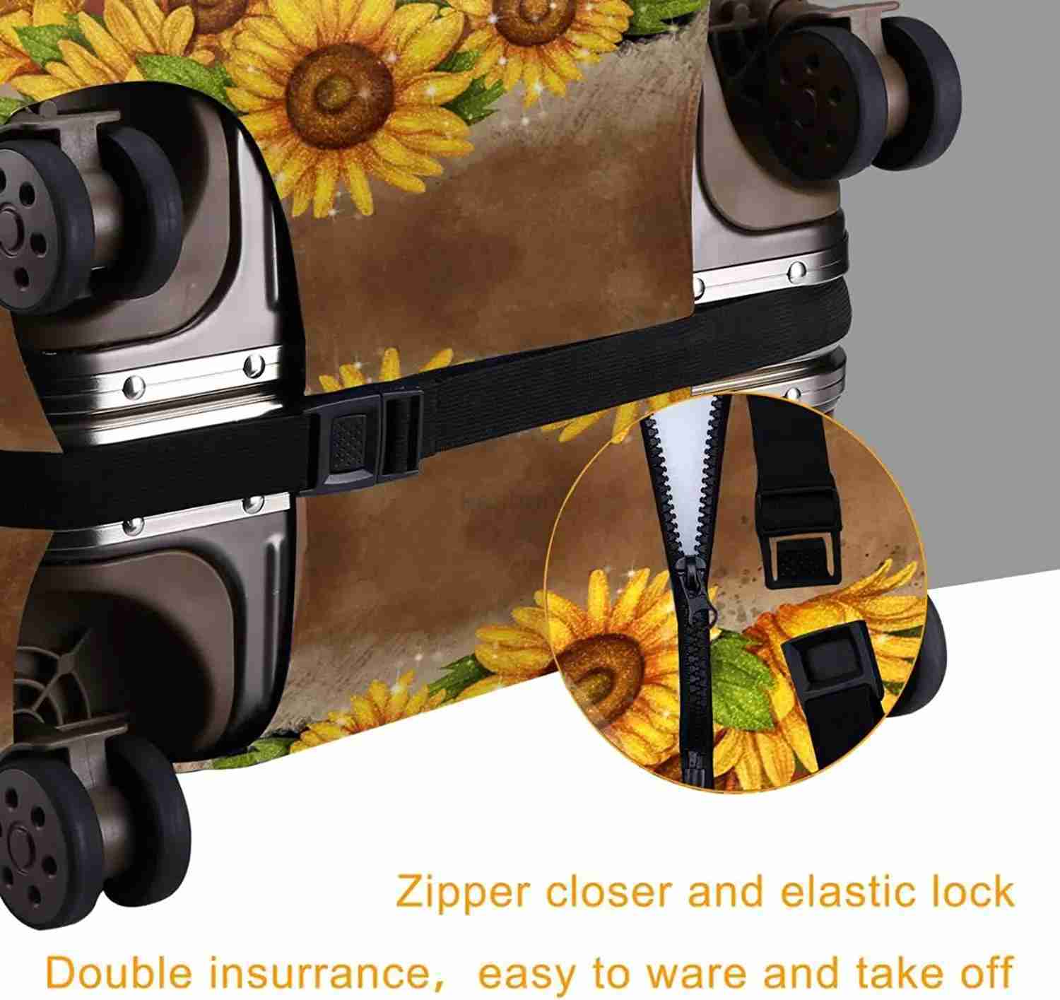 Afro Woman Luggage Cover Black Girl Travel Suitcase Protector Elastic Anti-Scratch Washable Baggage Cover Suitable L 25-28 InXJ240723